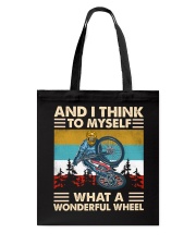 And I Think To Myself What A Wonderful Wheel Tote Bag tile