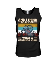 And I Think To Myself What A Wonderful Wheel Unisex Tank tile