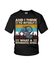 And I Think To Myself What A Wonderful Wheel Youth T-Shirt tile