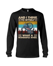 And I Think To Myself What A Wonderful Wheel Long Sleeve Tee tile