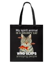 My Spirit Animal Is A Grumpy Cat Tote Bag tile
