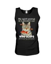 My Spirit Animal Is A Grumpy Cat Unisex Tank tile