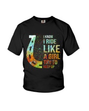 Ride like a girl Youth T-Shirt tile