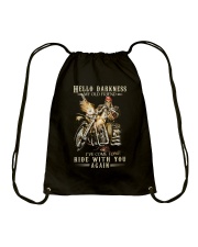 Hello Darkness My Old Friend Drawstring Bag tile