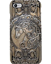 Love Horse Metal Pattern Print Phone Case i-phone-8-case