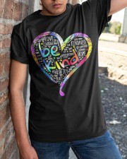 A World Where You Can Be Anything Be Kind Classic T-Shirt apparel-classic-tshirt-lifestyle-27