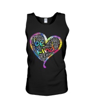 A World Where You Can Be Anything Be Kind Unisex Tank tile