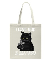 I Love God Tote Bag tile