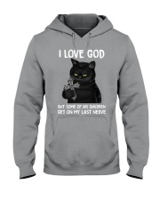I Love God Hooded Sweatshirt tile