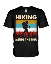 Hiking Mends The Soul V-Neck T-Shirt tile