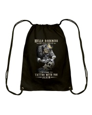 Hello Darkness My Old Friend Drawstring Bag tile