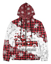 Accept Understand Love Men's All Over Print Full Zip Hoodie tile