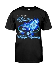 I Wear Blue Classic T-Shirt front