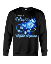 I Wear Blue Crewneck Sweatshirt tile
