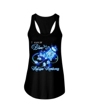 I Wear Blue Ladies Flowy Tank tile