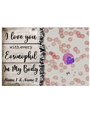 I Love You With Every Eosinophil Personalize 17x11 Poster front