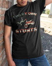 I do my own stunt Classic T-Shirt apparel-classic-tshirt-lifestyle-27
