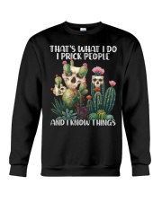 That's What I Do I Prick People Crewneck Sweatshirt tile