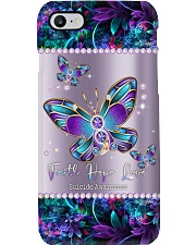 Faith Hope Love Metal Pattern Print Phone Case i-phone-8-case