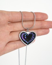Choose life Metallic Heart Necklace aos-necklace-heart-metallic-lifestyle-07