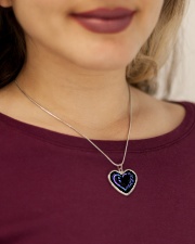 Choose life Metallic Heart Necklace aos-necklace-heart-metallic-lifestyle-1