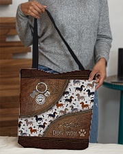 Dachshund Leather Pattern Print All-over Tote aos-all-over-tote-lifestyle-front-10