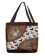 Dachshund Leather Pattern Print All-over Tote front