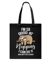I Can Do It Eyes Closed Tote Bag tile