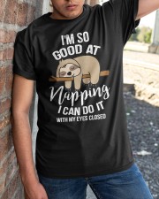 I Can Do It Eyes Closed Classic T-Shirt apparel-classic-tshirt-lifestyle-27