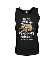 I Can Do It Eyes Closed Unisex Tank tile