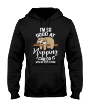 I Can Do It Eyes Closed Hooded Sweatshirt tile