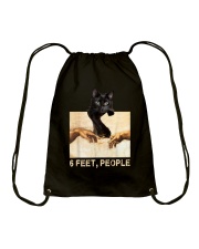 6 Feet People Drawstring Bag tile