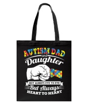 Autism Dad and daughter Tote Bag tile