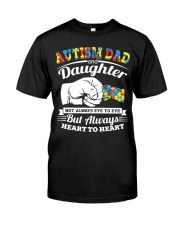 Autism Dad and daughter Classic T-Shirt front
