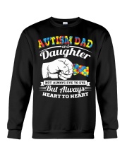 Autism Dad and daughter Crewneck Sweatshirt tile