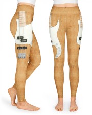 Bass Guitar High Waist Leggings front