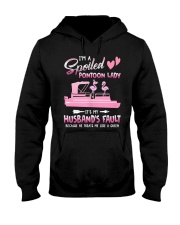I'm A Spoiled Pontoon Lady Hooded Sweatshirt tile