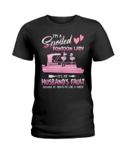 I'm A Spoiled Pontoon Lady Ladies T-Shirt tile