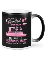 I'm A Spoiled Pontoon Lady Mugs tile