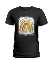 Childhood Cancer Awareness Ladies T-Shirt tile