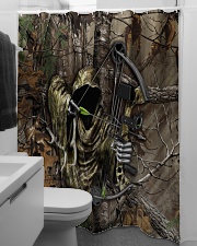 The Death Hunter Shower Curtain aos-shower-curtains-71x74-lifestyle-front-04