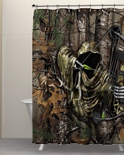 The Death Hunter Shower Curtain aos-shower-curtains-71x74-lifestyle-front-05