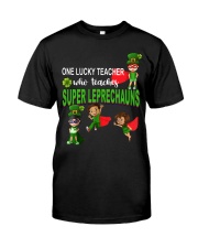 One Lucky Teacher St Patrick's Day Classic T-Shirt front
