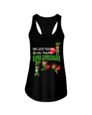 One Lucky Teacher St Patrick's Day Ladies Flowy Tank tile