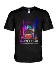 When I Read V-Neck T-Shirt tile