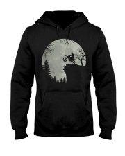 Dirt Bike Moon Hooded Sweatshirt tile