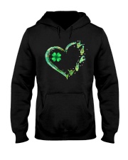 Shamrock Heart Patrick's Day Hooded Sweatshirt tile
