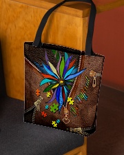 Be Different Leather Pattern Print All-over Tote aos-all-over-tote-lifestyle-front-02