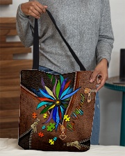 Be Different Leather Pattern Print All-over Tote aos-all-over-tote-lifestyle-front-10