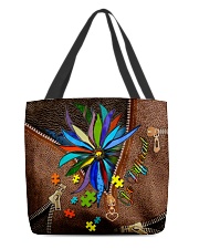 Be Different Leather Pattern Print All-over Tote front